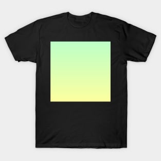 Green-yellow pastel ombre gradient T-Shirt